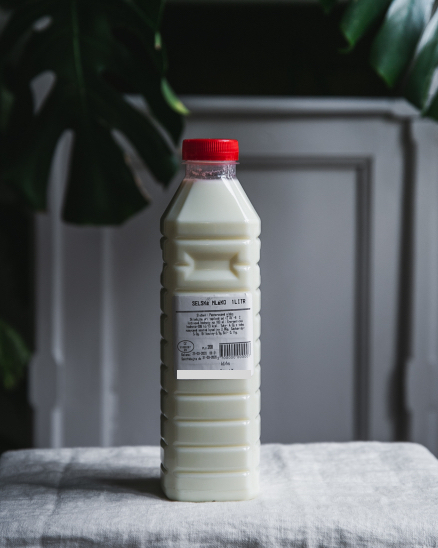 Čertsvé selské mléko 4,5 - 4,9% 1l